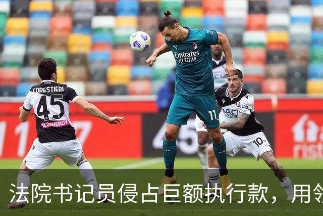 法院书记员侵占巨额执行款，用领导账号掩盖，副院长局长双双挨罚